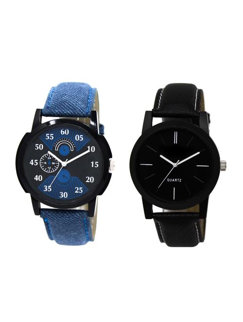 acnos round dial analog watch combo(wat-lr-02-05-combo) - 15500393 - Very Small Image - 1