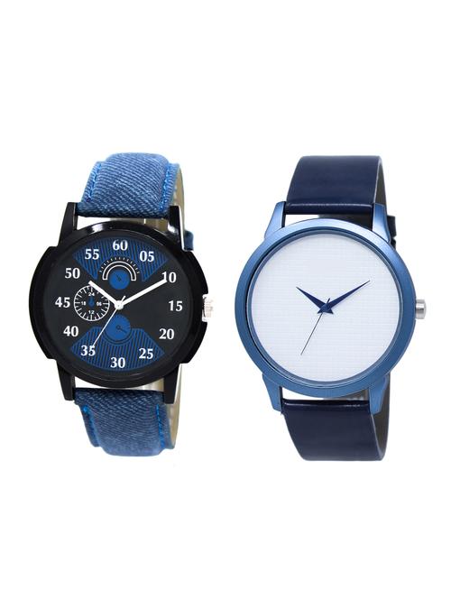 acnos round dial analog watch combo(wat-lr-02-33-combo) - 15500421 - Very Small Image - 1