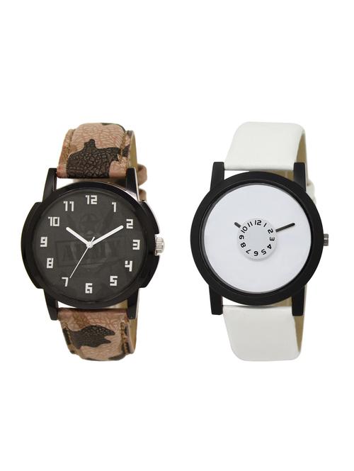 acnos round dial analog watch combo(wat-lr-03-26-combo) - 15500484 - Very Small Image - 1