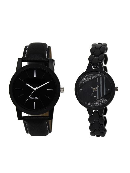 acnos round dial analog couple watch(wat-lr-05-221-combo) - 15500651 - Very Small Image - 1