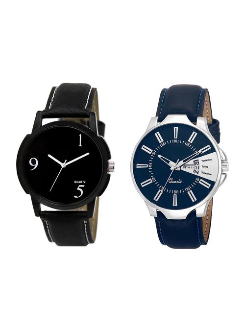 acnos round dial analog watch combo(wat-lr-06-23-combo) - 15500685 - Very Small Image - 1