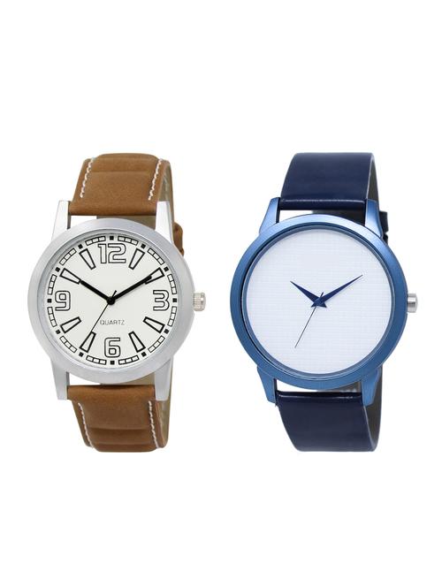 acnos round dial analog watch combo(wat-lr-15-33-combo) - 15501253 - Very Small Image - 1