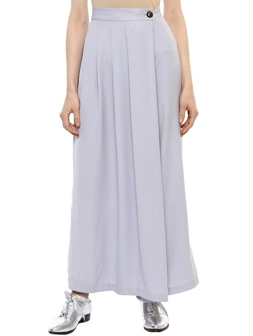 pleated flared palazzo - 15501861 - Very Small Image - 1