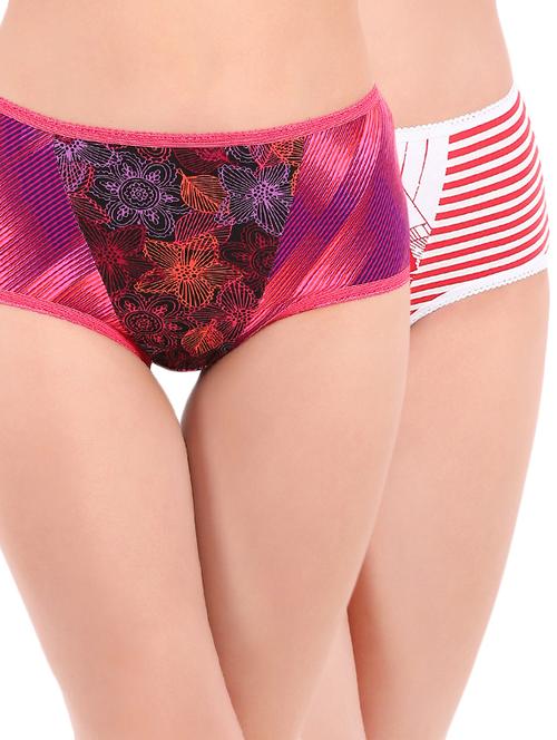 set of 2 printed hipster panties - 15503259 - Very Small Image - 1