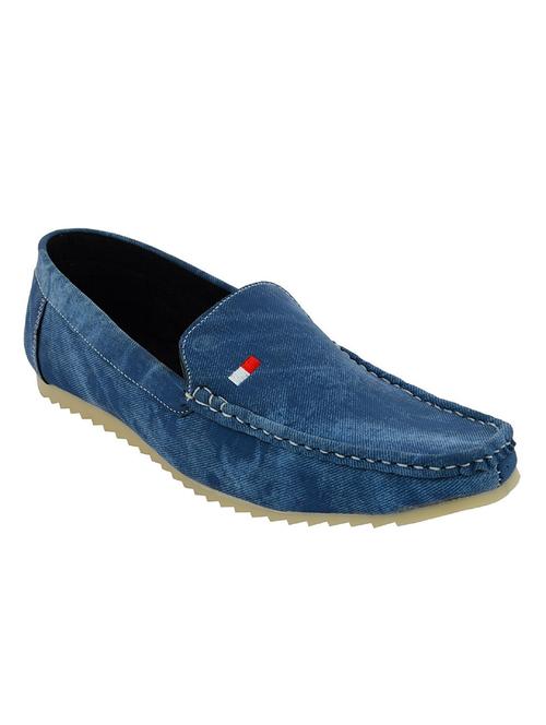 blue denim slip on loafers - 15505157 - Very Small Image - 1
