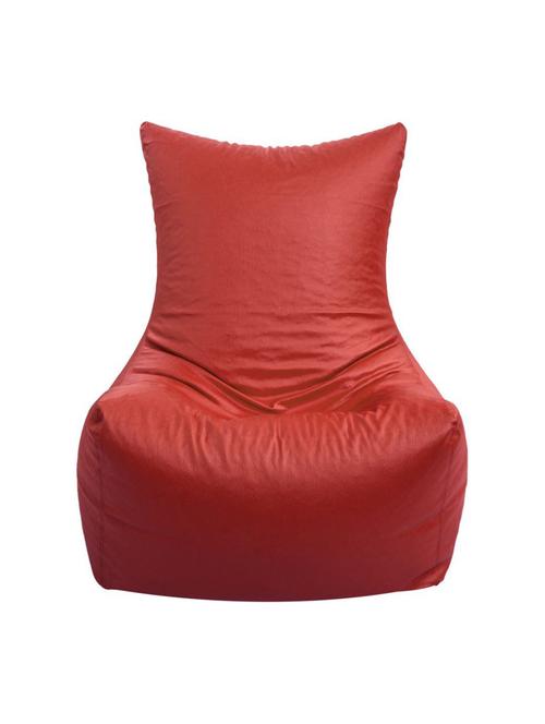artificial leather chair red bean bag cover_xxl - 15505945 - Very Small Image - 1