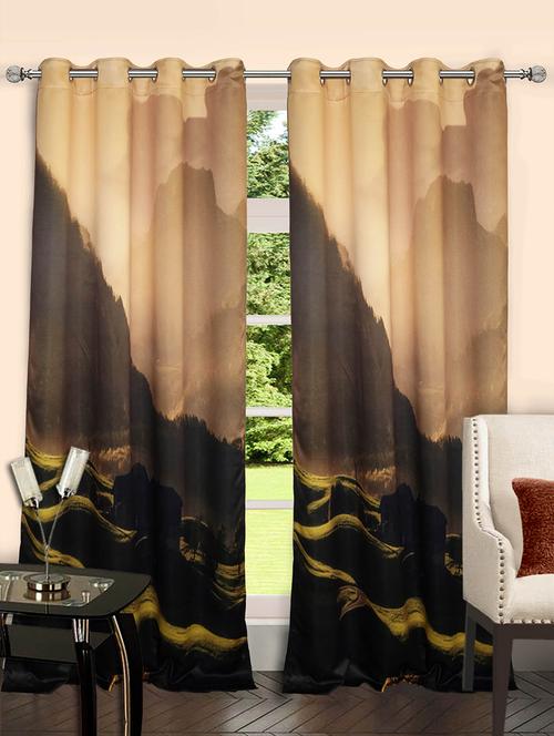 digitally printed polyester door curtain - 15506589 - Very Small Image - 1