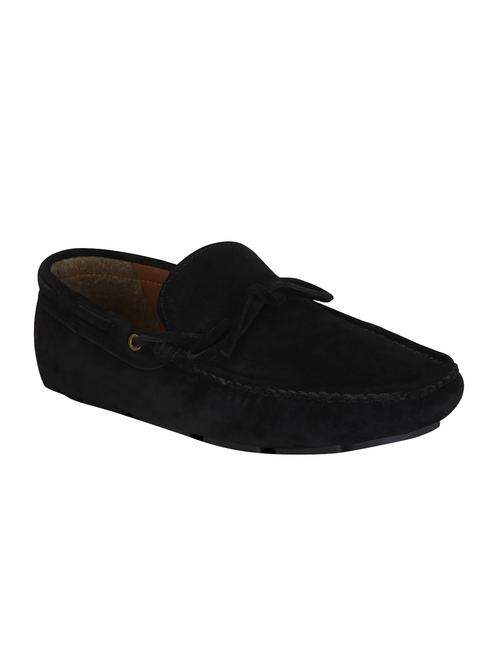 black suede slip on loafers - 15507665 - Very Small Image - 1