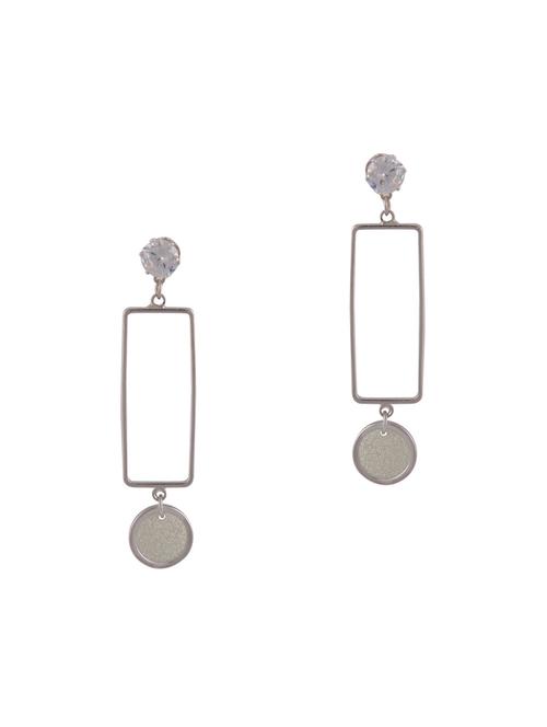 silver tone drop earrings - 15507726 - Very Small Image - 1