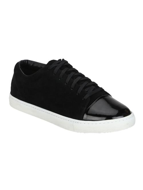 black suede lace up sneakers - 15514433 - Very Small Image - 1