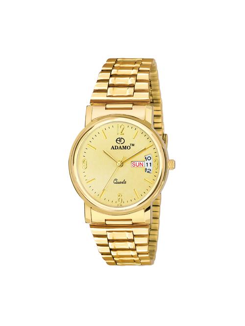 adamo  round dial analog watch 1013ym04 - 15515267 - Very Small Image - 1