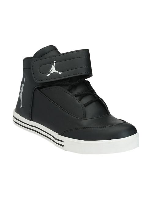 black leatherette lace up sneakers - 15515863 - Very Small Image - 1