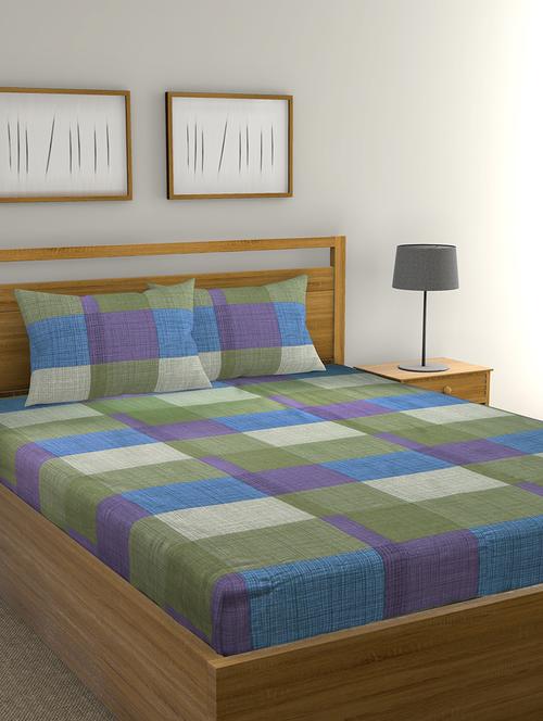 exclusive cotton double bedsheet with 2 pillow covers - 15516807 - Very Small Image - 1