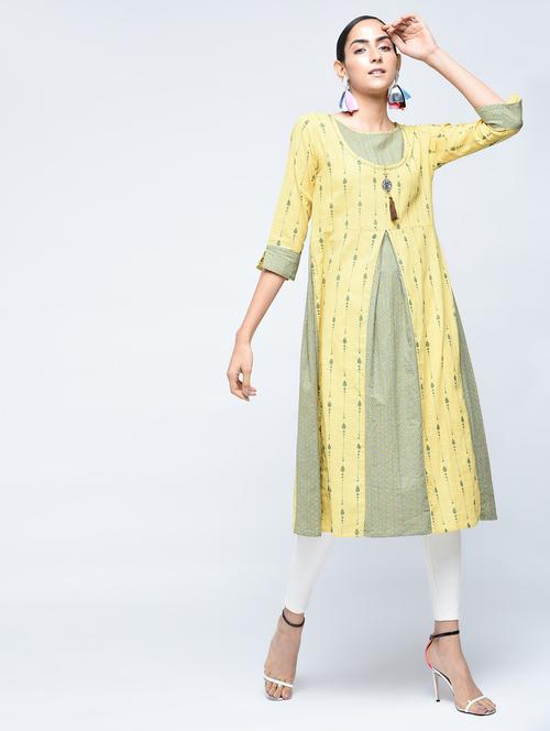 a-line kurta with tassels - 15517720 - Very Small Image - 1