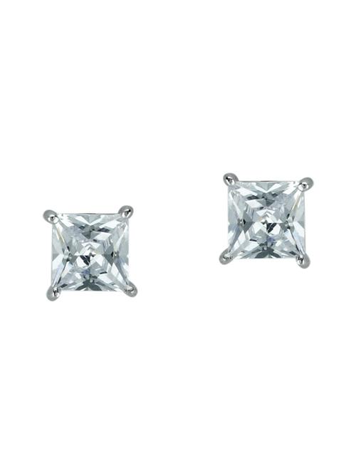 silver tone stone earrings - 15519595 - Very Small Image - 1