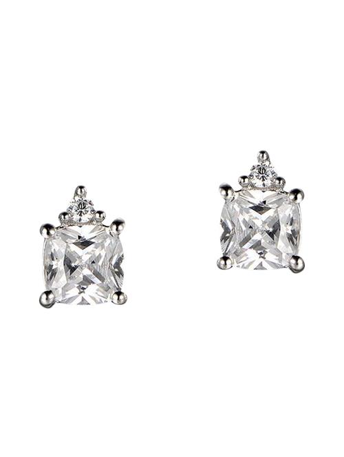 silver tone stone earrings - 15519603 - Very Small Image - 1