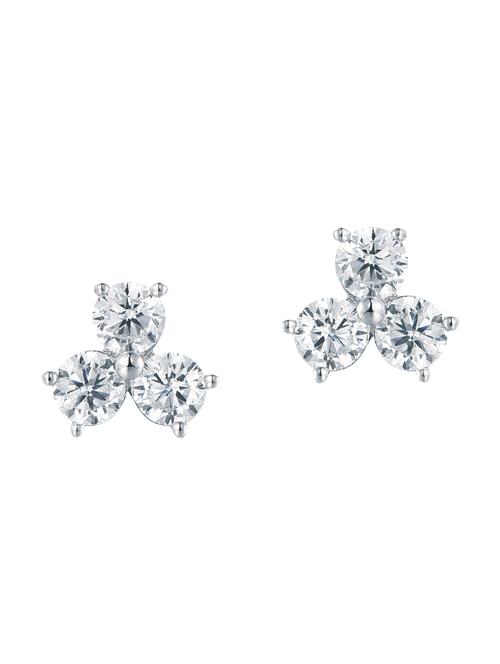 silver tone stone earrings - 15519622 - Very Small Image - 1