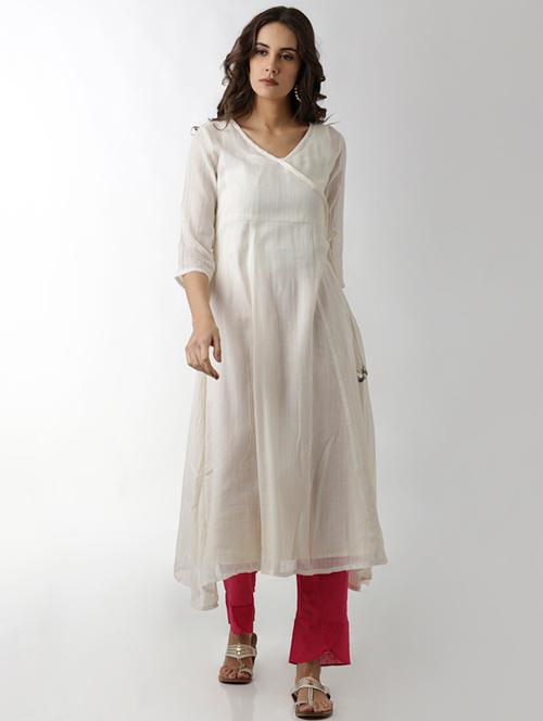 angrakha solid kurta - 15524693 - Very Small Image - 1
