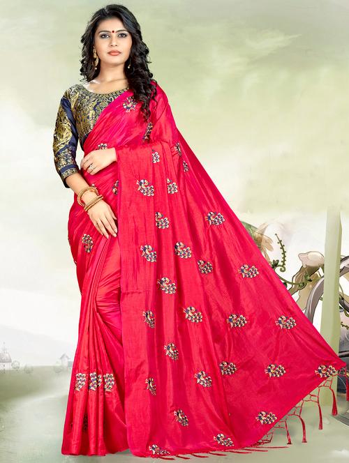 women's embroidered saree - 15525447 - Very Small Image - 1