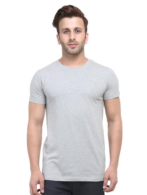 grey cotton t-shirt - 15525604 - Very Small Image - 1