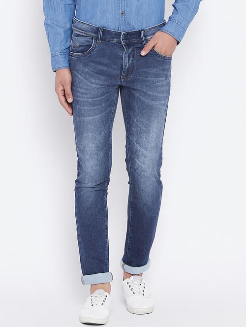 blue denim washed jeans - 15527502 - Very Small Image - 1