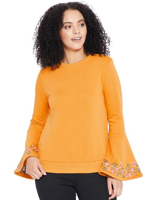 embroidered bell sleeved top - 15527689 - Very Small Image - 1