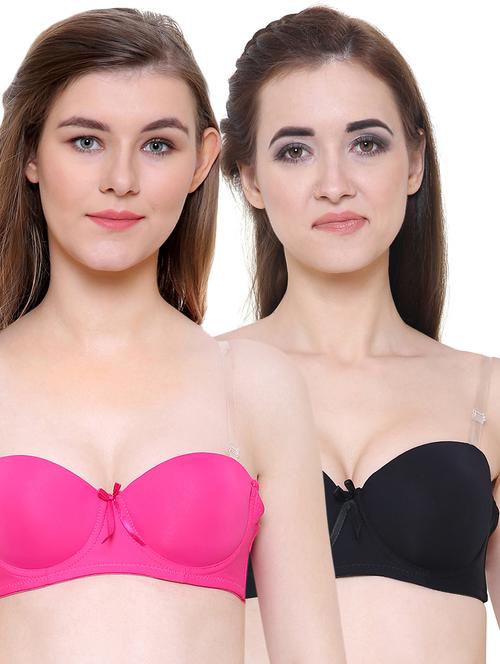 set of 2 backless balconette bras - 15529156 - Very Small Image - 1