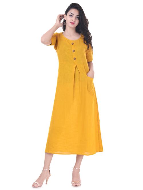 a-line patch pockets dress - 15529761 - Very Small Image - 1