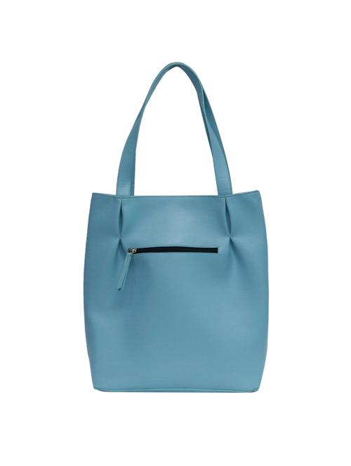 blue leatherette (pu) regular tote - 15533506 - Very Small Image - 1