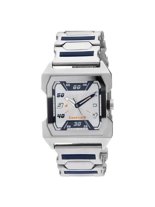 fastrack round dial analog watch -(1474sm01) - 15533857 - Very Small Image - 1