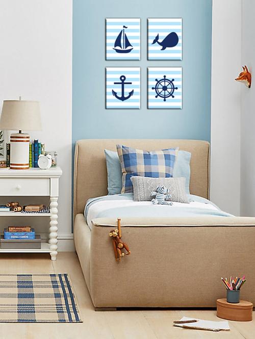 wall décor canvas painting with frames for kids - 15535819 - Very Small Image - 1