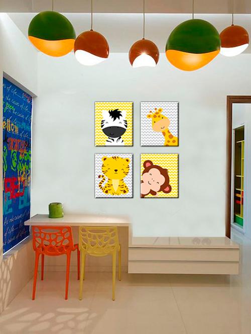 wall décor canvas painting with frames for kids - 15535829 - Very Small Image - 1