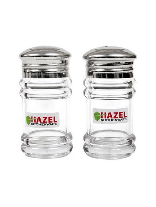 hazel salt pepper container- round,stainless steel,silver - 15536209 - Very Small Image - 1