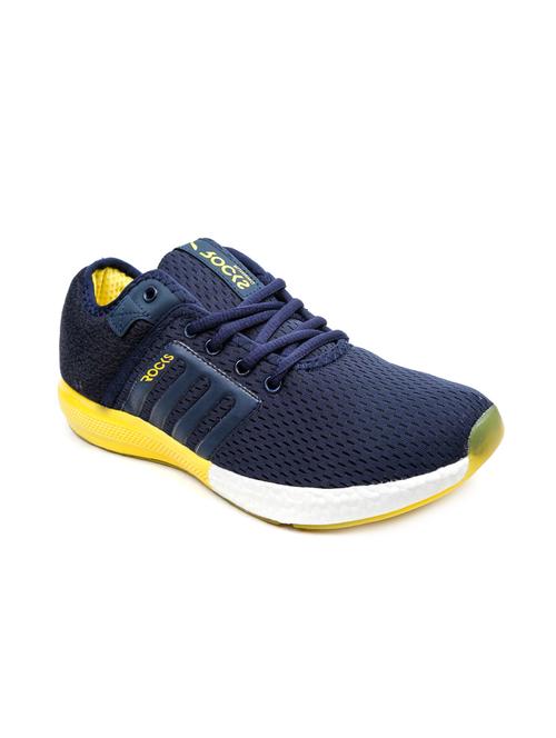 navy fabric sport shoes - 15536488 - Very Small Image - 1