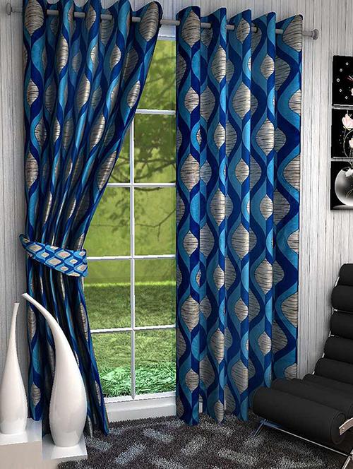 pack of 2 polyester window curtains - 15536668 - Very Small Image - 1