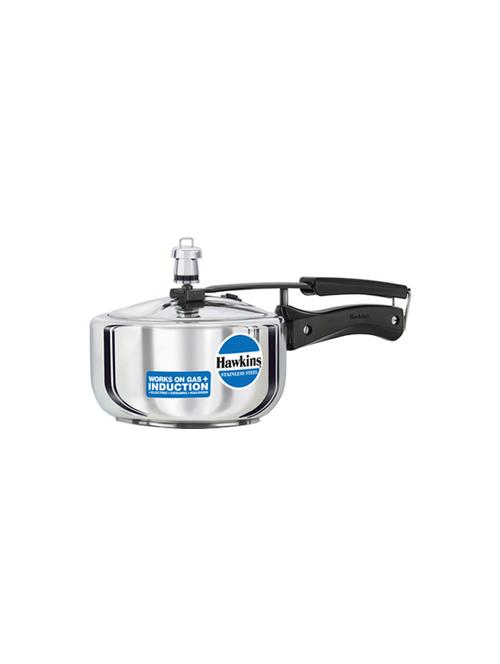 hawkins stainless steel 2l pressure cooker with induction compatible base (b25) - 15536926 - Very Small Image - 1