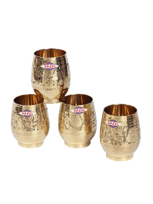 hazel brass water glasses moglai, set of 4, 300 ml - 15537888 - Very Small Image - 1