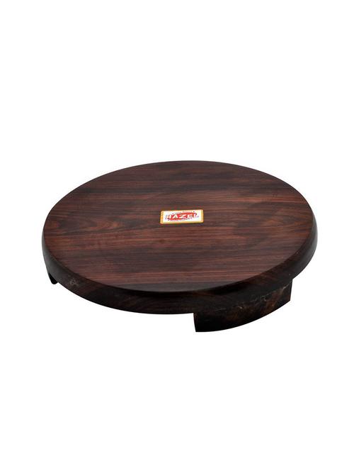 hazel wooden polpat seasam chakla - small , 23cm, dark brown, 1 pc - 15540784 - Very Small Image - 1