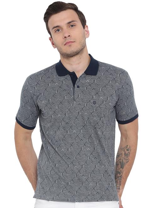 multicolor cotton blend all over print tshirt - 15541236 - Very Small Image - 1