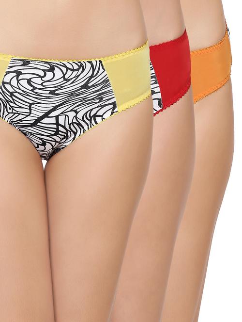 set of 3 printed hipster panties - 15543083 - Very Small Image - 1