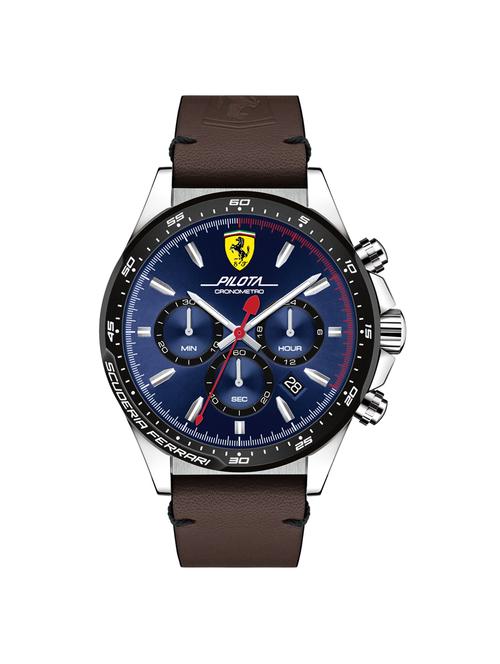 Scuderia Ferrari Round Dial Chronograph Watch-(0830435) - 15545457 - Very Small Image - 1
