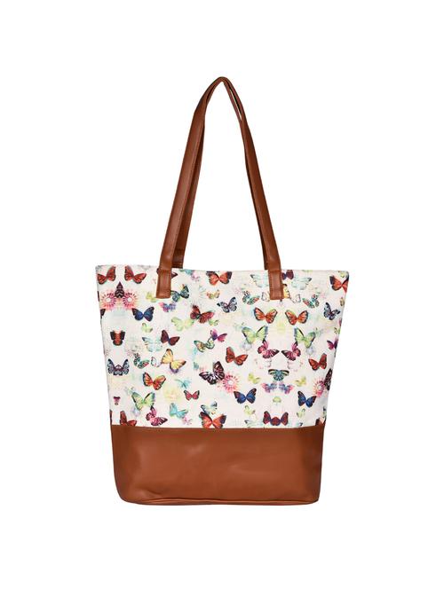 white leatherette (pu) regular tote - 15546163 - Very Small Image - 1