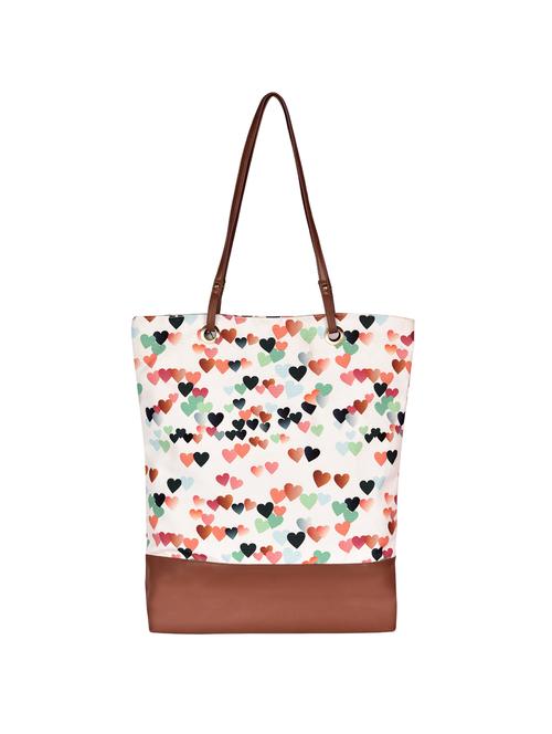 white canvas regular tote - 15546171 - Very Small Image - 1