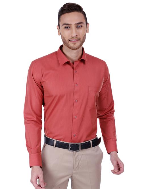 red polyester casual shirt - 15546691 - Very Small Image - 1