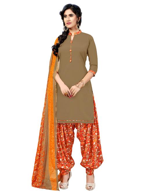 solid unstitched salwar suit - 15547241 - Very Small Image - 1