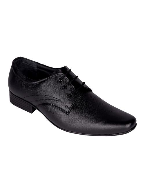 black leather lace-up derbys - 15557541 - Very Small Image - 1