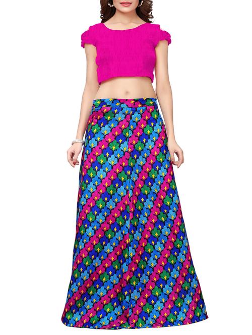 printed flared lehenga - 15557614 - Very Small Image - 1