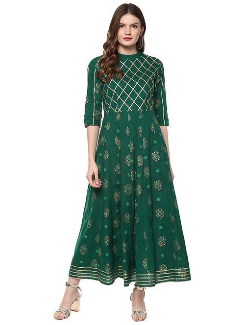 gotta work anarkali kurta - 15558714 - Very Small Image - 1