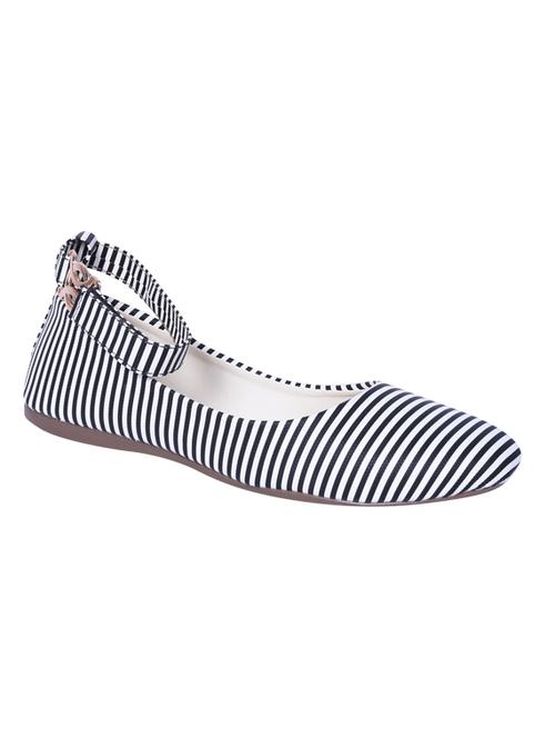 black ankle strap ballerinas - 15560077 - Very Small Image - 1