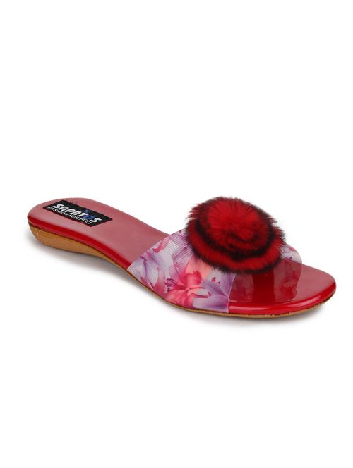 red slip on sandals - 15561578 - Very Small Image - 1
